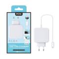 MTK CARGADOR DE PARED A USB TIPO C 3A 45W BLANCO 1.2M AT805