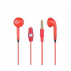 AURICULAR CON MICROFONO K3368 ROJO MTK