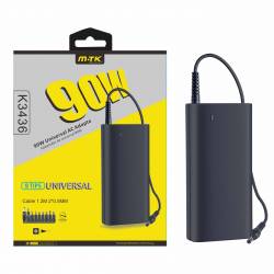 MTK K3436 ALIMENTADOR UNIVERSAL 90W PORTATIL 9 CONECTORES