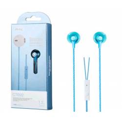 MTK AURICULARES CON MICROFONO SUPERBASS CT692 AZUL