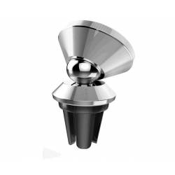 MTK SOPORTE SMARTPHONE ET797 PARA REJILLA VENTILACION DE COCHE 360º PLATA