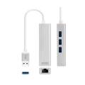 NANOCABLE CONVERSOR USB 3.0 A ETHERNET GIGABIT 10/100/1000 MBPS 15CM