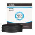 BOBINA CABLE CAT 5e UTP SOLIDO EXTERIOR 100 METROS