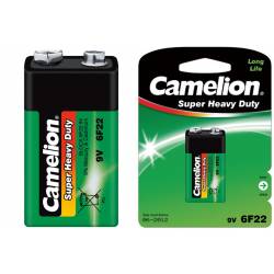 PILA SALINA VERDE 9V CAMELION