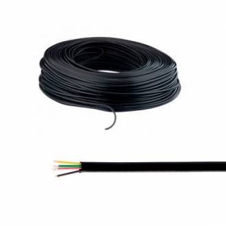 EQUIP BOBINA CABLE TELEFONICO PLANO DE 4 HILOS RJ11 (100 M.)