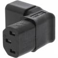 CONECTOR ALIMENTACION ANGULADO C14 A C13
