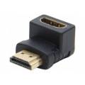 ADAPTADOR HDMI TIPO A MACHO-HEMBRA ACODADO