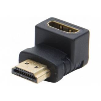 ADAPTADOR HDMI TIPO A MACHO-HEMBRA ACODADO
