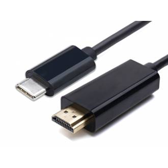 EQUIP CABLE TYPE-C A HDMI MACHO NEGRO NEGRO
