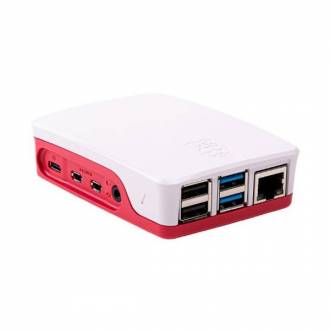 CAJA RASPBERRY PI 4 ROJO BLANCO