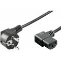 CABLE ALIMENTACION CPU-RED ANGULADO NEGRO 1.8 METROS