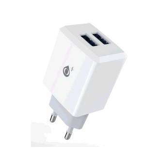 CARGADOR STOOL BASIC TEBE A6156 2*USB 2.4A BLANCO ONE+