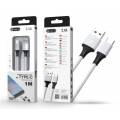 CABLE DATOS USB 3.0 A TYPE-C B6242 2.4A 1 METRO BLANCO