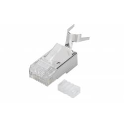 CONECTOR MACHO RJ45 CATEGORIA 6 APANTALLADO - BOLSA 50