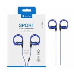 AURICULAR CON MICROFONO DEPORTIVO P5184 ONE+ AZUL