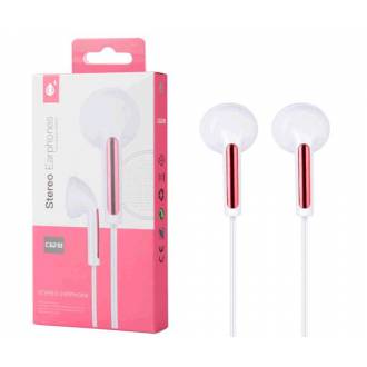 AURICULAR CON MICROFONO C6210 BONBON BLANCO ROJO ONE+