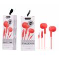 AURICULAR CON MICROFONO C5146 LENOY ROJO ONE+