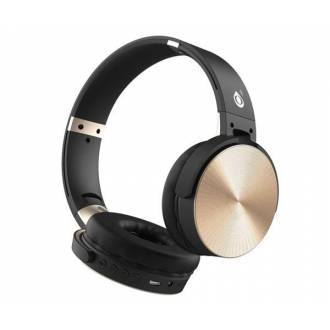 AURICULAR BLUETOOTH LEPUX C5996 MP3 MICROSD FM NEGRO ORO ONE+