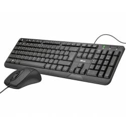 TRUST TECLADO + RATON USB ZIVA DESKSET