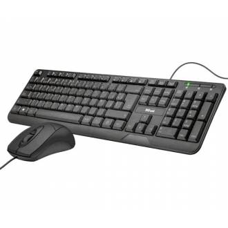 TRUST TECLADO + RATON USB ZIVA DESKSET