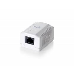 EQUIP ROSETA 1*RJ45 CATEGORIA 6 SUPERFICIE