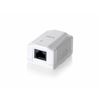EQUIP ROSETA 1*RJ45 CATEGORIA 6 SUPERFICIE