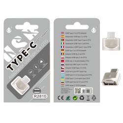 ADAPTADOR OTG USB 3.1 TIPO C A USB TIPO A HEMBRA R2810