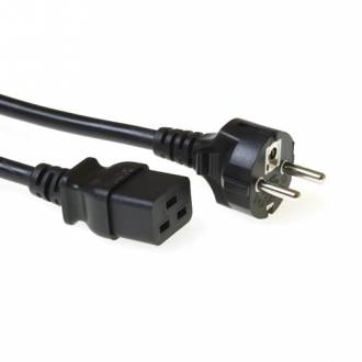 CABLE ALIMENTACION SCHUKO IEC C19 HEMBRA IEC 320 MACHO 2 Mts.