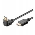 CABLE HDMI 1.4 TIPO A DE 19 CONTACTOS MACHO ---> MACHO DE 2 Mts. ANGULADO