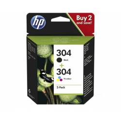 HP Nº 304XL DeskJet 3720/3730 KIT CABEZAL NEGRO Y COLOR