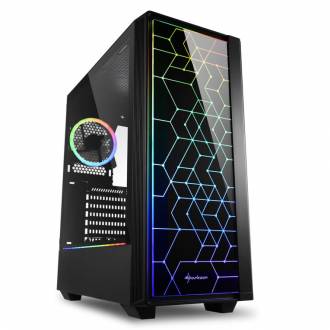 CAJA SHARKOON RGB LIT 100 ATX 2XUSB3.0 SIN FUENTE CON VENTANA