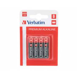 VERBATIM PACK 4 PILAS ALCALINAS AAA LR03