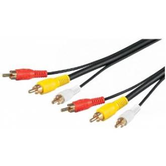 CABLE 3xRCA MACHO MACHO 15 METROS