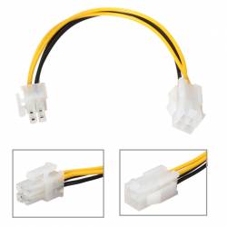 CABLE PROLONGADOR DE ALIMENTACIÓN 4 PIN DE 30cm