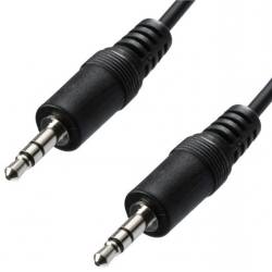 CABLE AUDIO JACK STEREO 3.5 MACHO ---> MACHO DE 10 Mts.