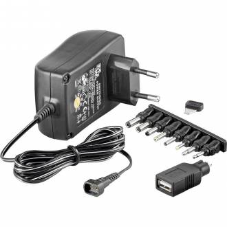 GOOBAY ALIMENTADOR UNIVERSAL 3~12V 1500MAH 9 CLAVIJAS