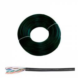 CABLE FTP CAT-6 SÓLIDO ROLLO DE 100 MTS COBRE ESPECIAL EXTERIORES