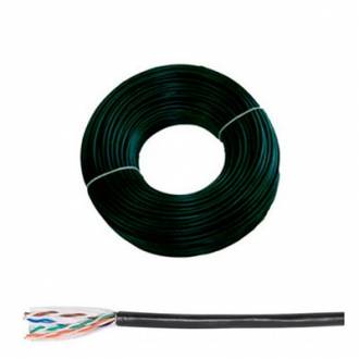 CABLE FTP CAT-6 SÓLIDO ROLLO DE 100 MTS COBRE ESPECIAL EXTERIORES