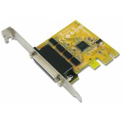 SUNIX TARJETA CONTROLADORA PCI EXPRESS 4 PUERTOS SERIE RS232