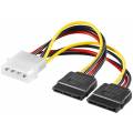 CABLE ADAPTADOR ALIMENTACIÓN 1 MOLEX ---> 2 SATA