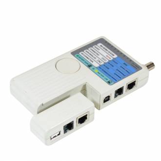 TESTER DE RED PARA RJ45/RJ11/RJ12/BNC/USB