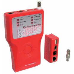 TESTER DE RED PARA UTP - BNC - USB - FIREWIRE