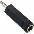 T - ADAPTADOR JACK 6.35 HEMBRA A JACK 3.5 MACHO