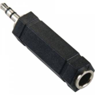 T - ADAPTADOR JACK 6.35 HEMBRA A JACK 3.5 MACHO