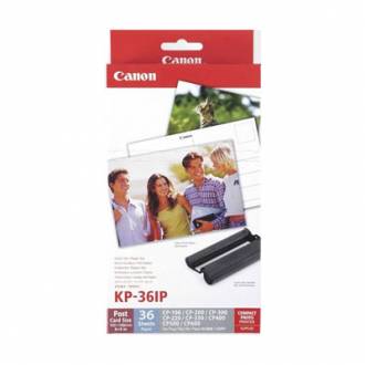 CANON CP100/200/300 + TARJETA POSTAL 10x15 36 HOJAS