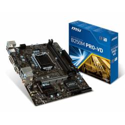 PLACA BASE MSI 1151 B250M PRO-VD 1151 2*DDR4 VGA DVI-D
