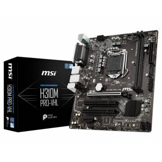 PLACA BASE MSI LGA1151 H310M PRO-VHL MATX DDR4 HDMI-VGA LPT SERIE