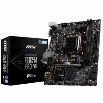PLACA BASE MSI 1151 B365M PRO-VH NVME 2*DDR4 VGA HDMI