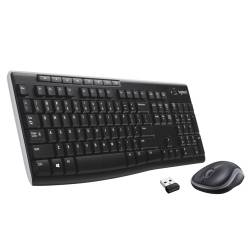 Wireless Combo MK270 teclado USB QWERTY Español Negro