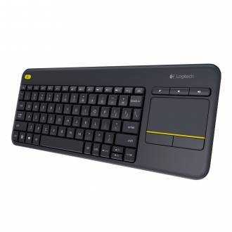 LOGITECH K400 PLUS TECLADO MULTIMEDIA + TOUCHPAD INALAMBRICO NEGRO